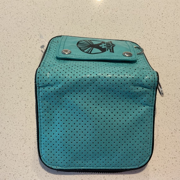 Diesel Aqua Spare Parts Zip Around Wallet - Picture 7 of 7